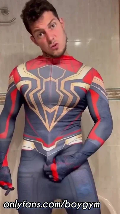 SPIDERMAN CUM surprise