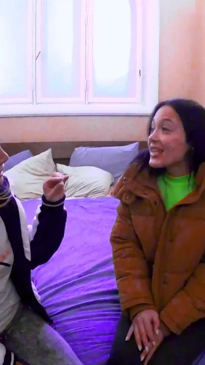 Exchange Student Kris Sucks and Fucks Her Host