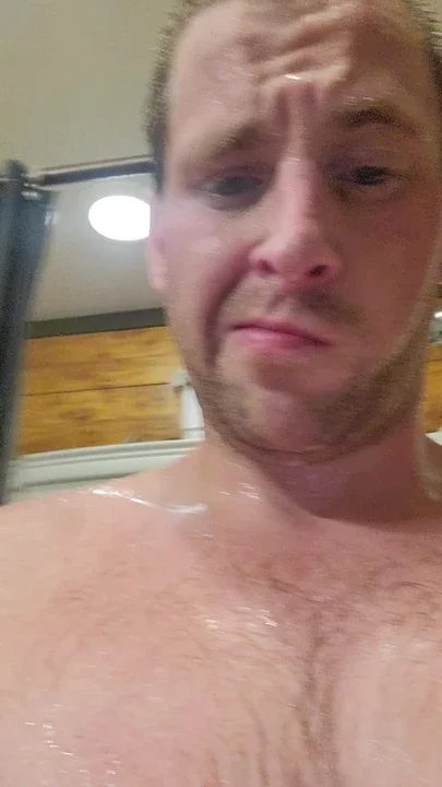 Took off before shower
