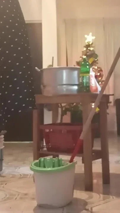 Fat Wife Doing Cleaning 4 Clip 2