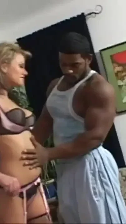 A big black cock for the wet pussy of a sexy bitch with nice boobs
