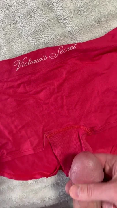 Cum on Wifes Panties 4