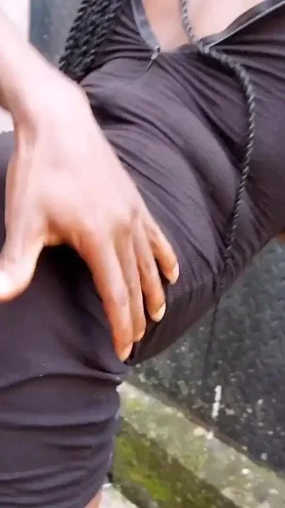 Got lonely in the village and was masturbating when an handsome street boy came