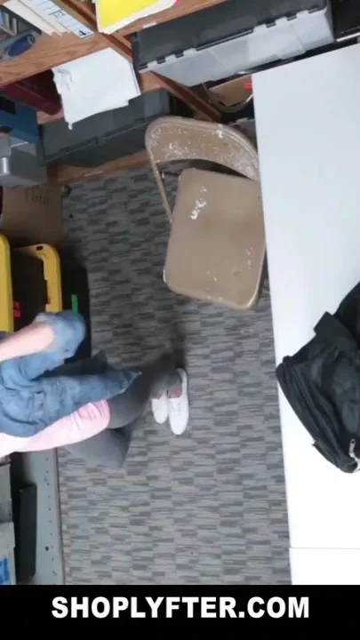 Petite teen pounded for not paying the items