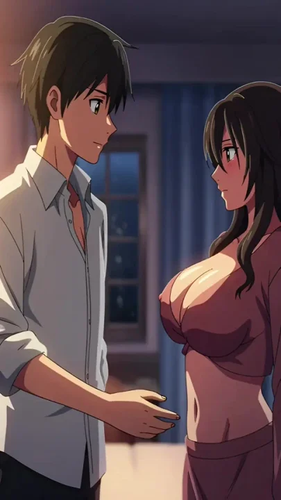 Neighbor's Wife Sneaks In For Forbidden Hug