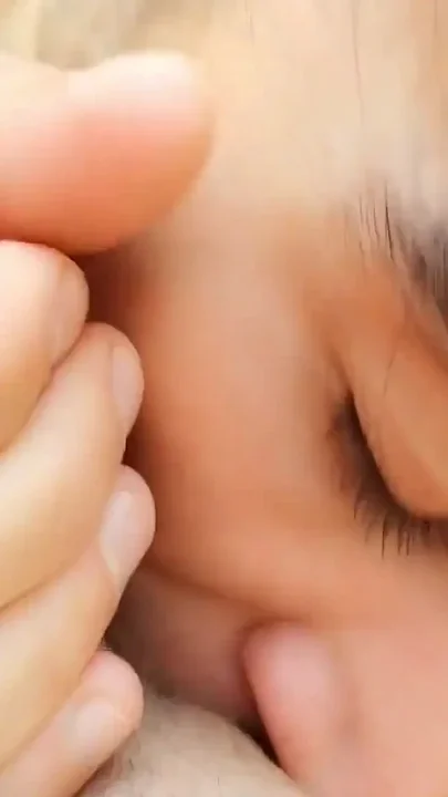 Balls Sucking - Cock Sucking and Cum in Mouth Outside POV