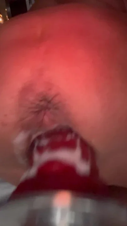 Whores loose cunt full of cum and machine fucked