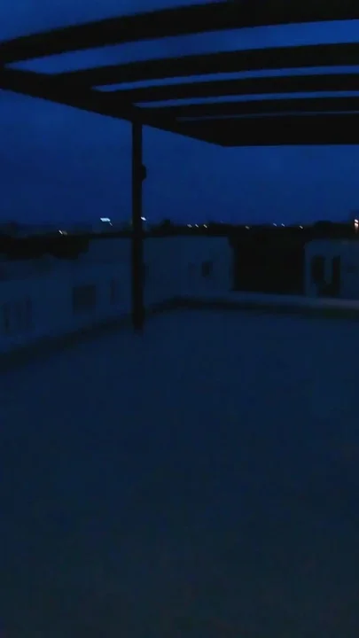 Threesome at the rooftop of our villa