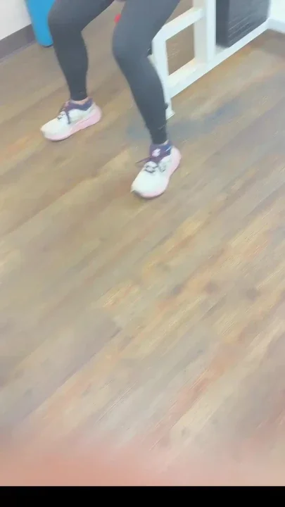 I hope the young guys at the gym enjoy my sexy sports top