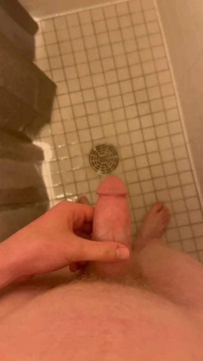 Quick piss in the shower 2