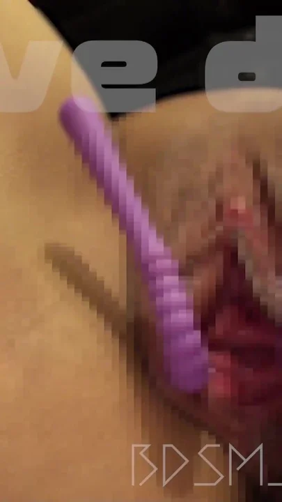 Urethral training A female slave moans as a thumb is inserted into her urethra
