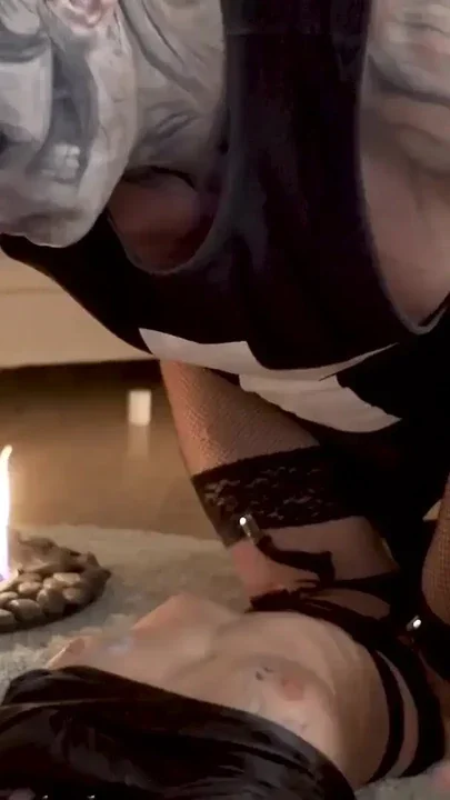 Lustful devil Passionately Fucks & Gets Halloween Facial Clip 1