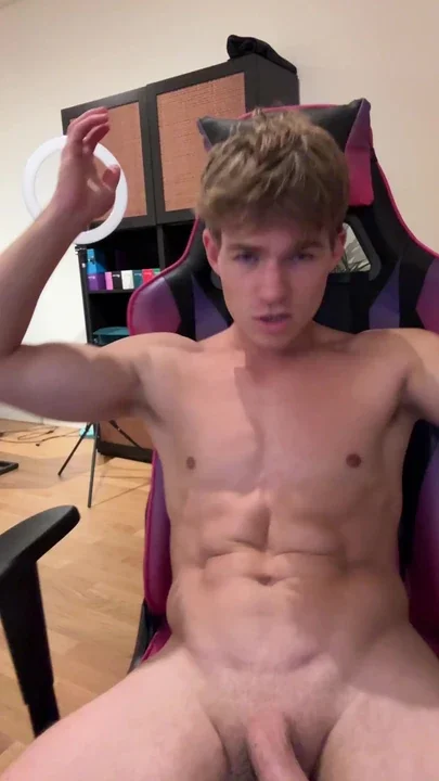 Frosty showing off BIG COCK