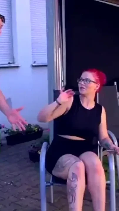 Red hair tattooed girl pussy fuckingcum in mouth