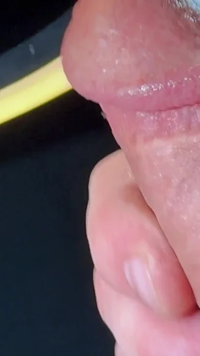 Wet penis gets masturbated Clip 1