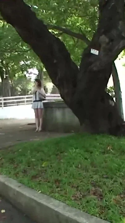 This Asian Girl Was Sucking in the Van and Then Taking a Shower