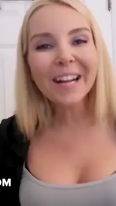 Caring blonde bombshell MILF sucks the distress away of her naughty stepson's cock