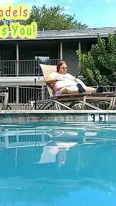 Nurse Vicki Models Her New Bikini by Pool Flashes You Then