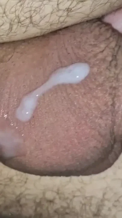 I fucked the hole filled the ass with cum from a thick bare cock and made a
