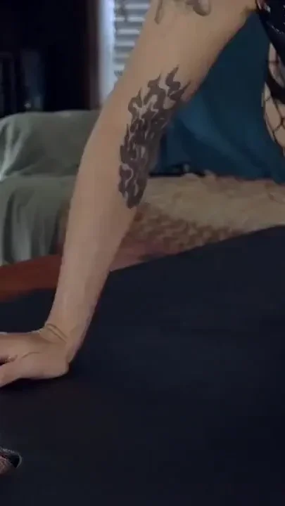 Cumshot Lick Out - Reverse Milking Table Blowjob on Top of My Blow Box in a
