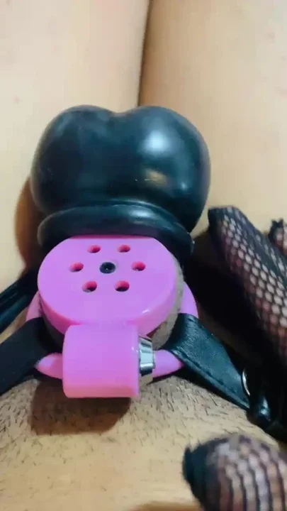 Feel In chastity play