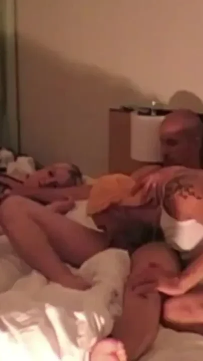 Bisexuel sex party at the hotel room in Paris