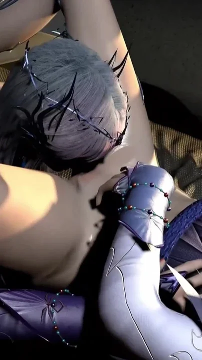 3D Two Horny Slut Cosplay Babe Have First Time Group Sex