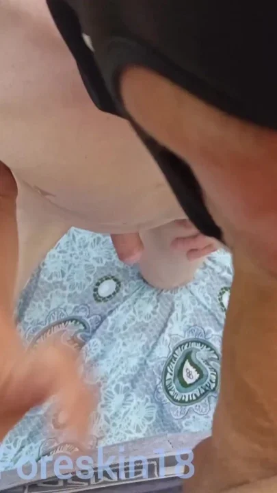 Fuck in outdoor and without a condom