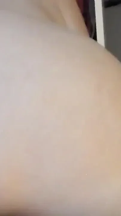 Reverse cowgirl riding from Jen in closeup