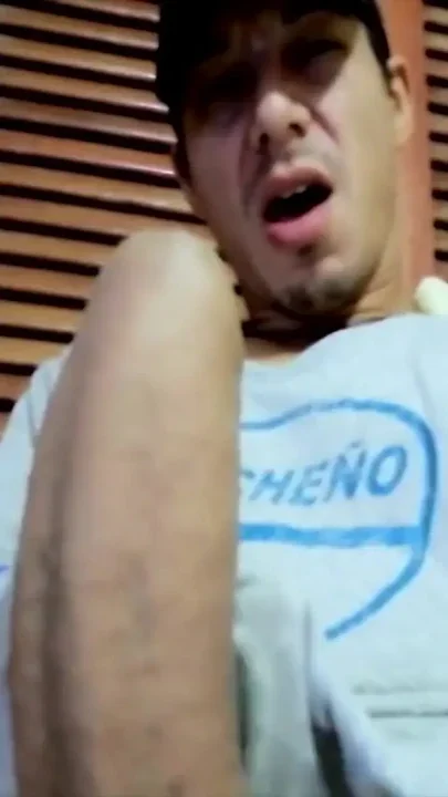 Handsome Venezuelan latino with big cock jerks off on cam