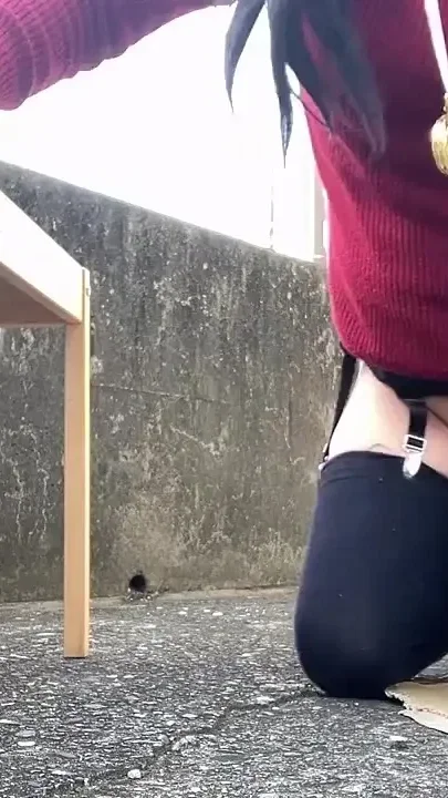 Self-training No 97 Outdoor Peeing and Tacky Pussy Exposure Collection
