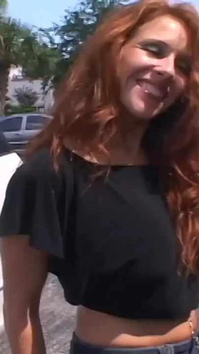 Flashing in Tampa with Huge Tit Robyn Foxx