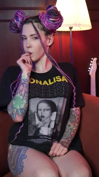 Can sweet tattooed boobs behave