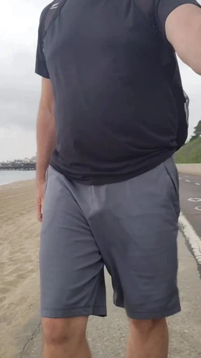 Love freeballing when I'm out walking around This by the beach Even better when