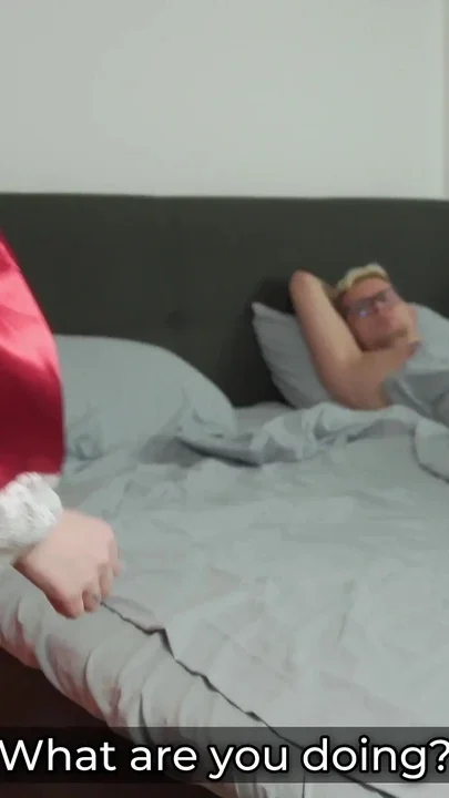 Step Mom Shares Step Son's Bed After Quarrel - Risky Hot Fuck