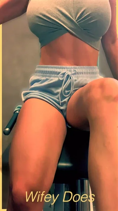 Wifey amazing hot workout