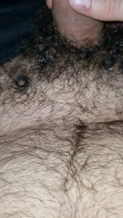 Hairy hard cock