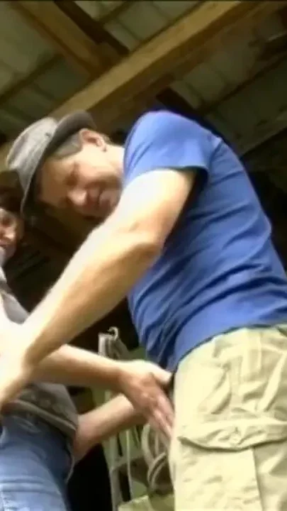 Woman of the city hard banged by a farmer