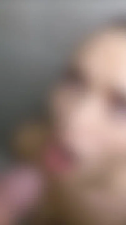Tiny 18yo Latina Drinking Piss POV While Sloppy Sucking Big White Cock Clip 1