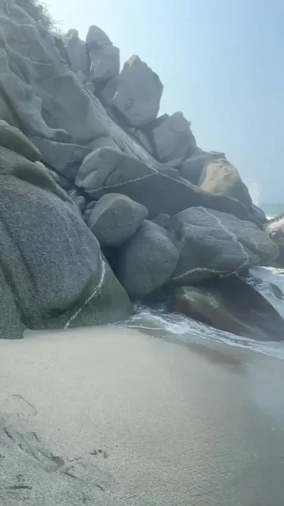 I Was Caught Having Completely Naked Sex on the Beach - Threesome on the Beach