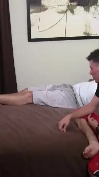 Straight teen test the waters