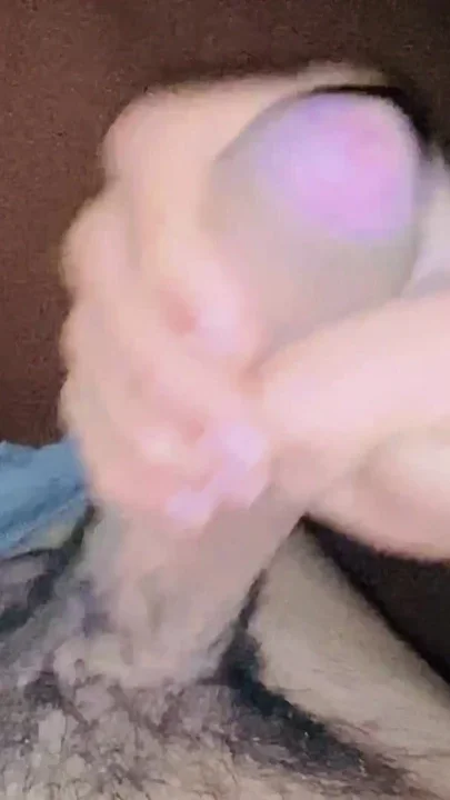 I enjoy shaking my dick it's scary to have such a big dick Clip 2