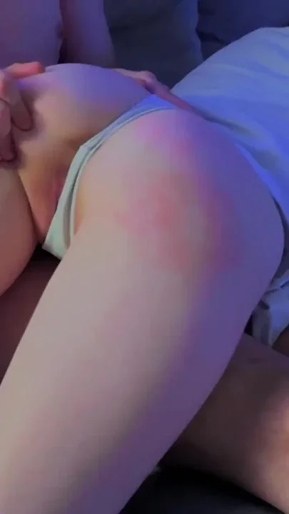 After a hard spanking he brought me to orgasm several times Clip 2