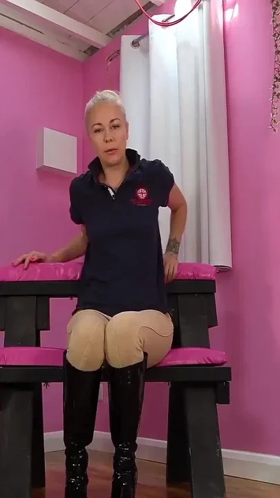 Equestrian Sock Sniff & Jodhpurs Masturbation