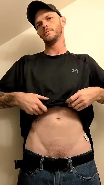 Sexy Tattooed Guy Stroking Bwc in the Mirror codi Bonez