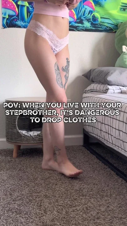 Stepbrother helps himself to 18yo teen stepsister