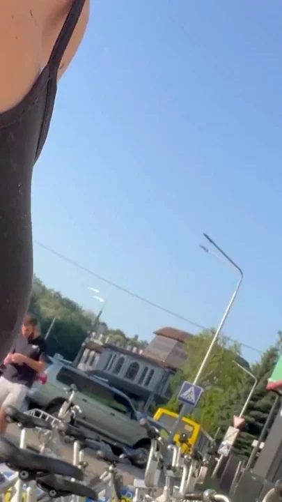 Bicycle Trip - Pissing and Licking Humiliation