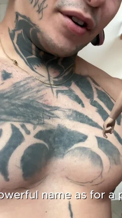The Giant Demon Savors the Human in His Room Intending to Devour Him