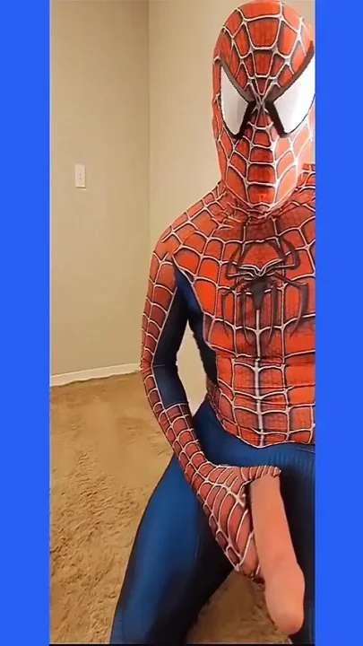Spidey's Adventure's Episode One Spiderman's Big Cock and Big Cumshot Web's