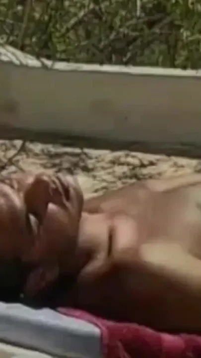 Twink fucking bareback outdoor in gang bang 2